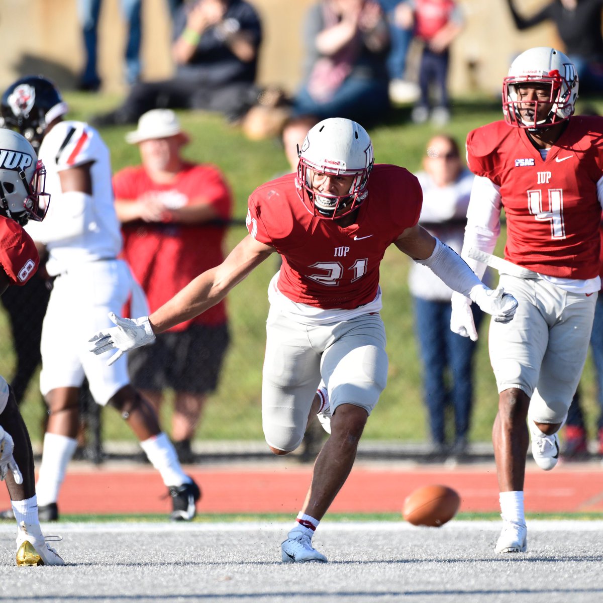IUPfootball's tweet photo. 5 days until camp.

Check out the first edition of our roster.

➡️ https://t.co/haplXmrdnl

#ALLIN21 https://t.co/DTa3m2uU4o