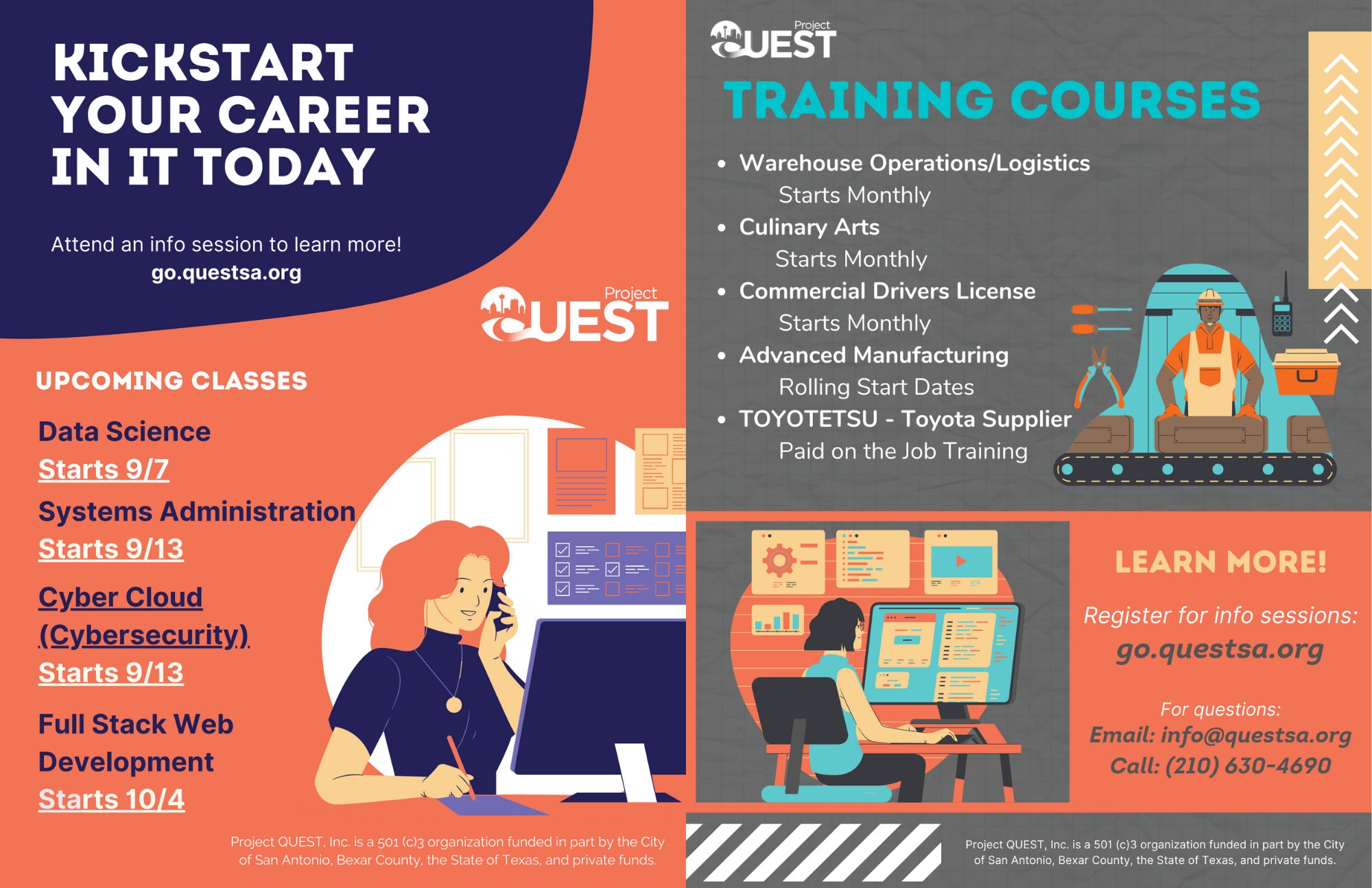 Project QUEST on Twitter "QUEST is offering training classes