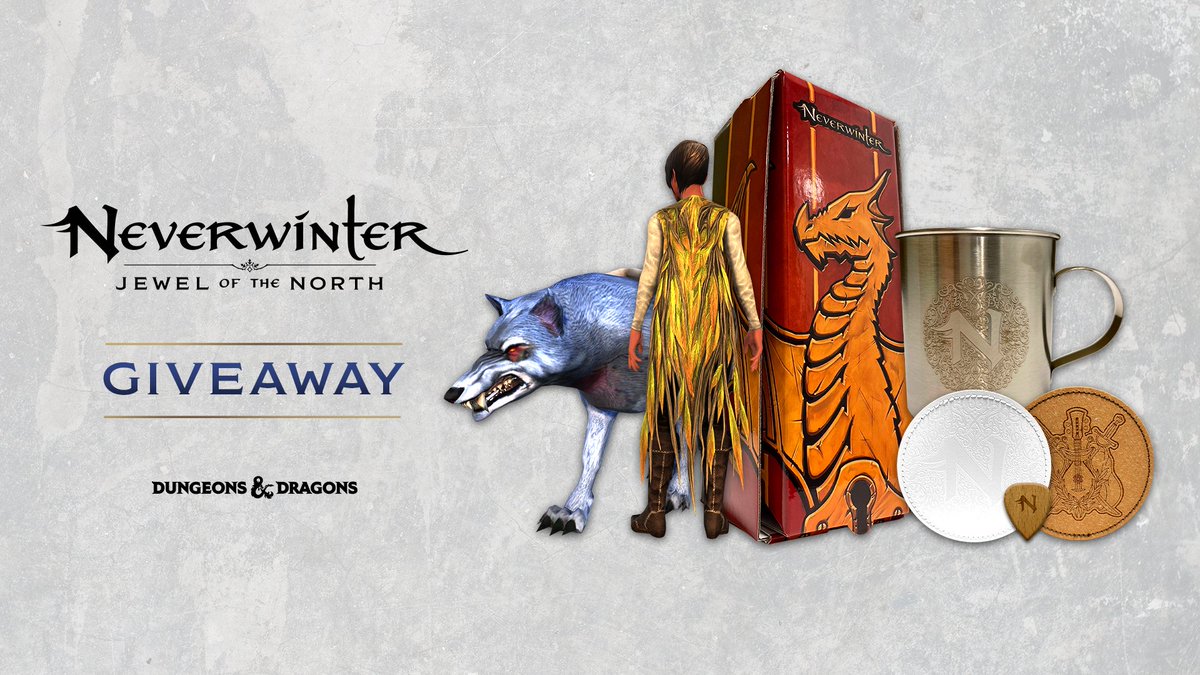 Shacknews (@shacknews) on Twitter photo GIVEAWAY TIME 📢
To celebrate <a href="/NeverwinterGame/">Neverwinter</a>'s Jewel of the North Update we've got plenty of loot!
GOLD Winner:
Swashbuckling Bard Treasure Chest + 1 Pack of the Wolf PC (Arc) Key including physical gifts & 30 Days of VIP Access
LIKE❤+ RT this tweet & FOLLOW US to win! GIVEAWAY TIME 📢
To celebrate <a href="/NeverwinterGame/">Neverwinter</a>'s Jewel of the North Update we've got plenty of loot!
GOLD Winner:
Swashbuckling Bard Treasure Chest + 1 Pack of the Wolf PC (Arc) Key including physical gifts & 30 Days of VIP Access
LIKE❤+ RT this tweet & FOLLOW US to win!