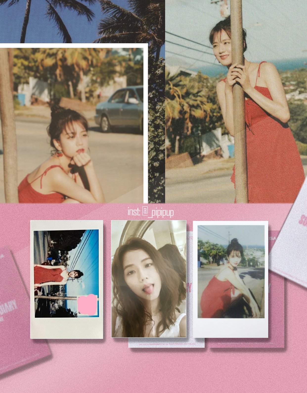 BLACKPINK ジス ハワイ Hawaii トレカ BLACKPINK Jisoo Photocard PC 2019 Summer Diary In HAWAII