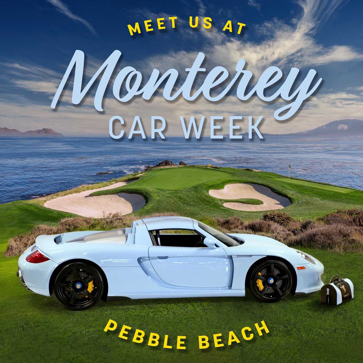 leaseitfromLLP's tweet photo. We're on our way to Pebble Beach! 👋 Come see us at the duPont REGISTRY booth!

#montereycarweek #monterey #pebblebeachconcours #pebblebeach #summerfun #luxurylifestyle #exoticcars #leasing #finance #cars #autoleasing #luxuryleasepartners #luxurycars #california #cars https://t.co/WbXHipryM7