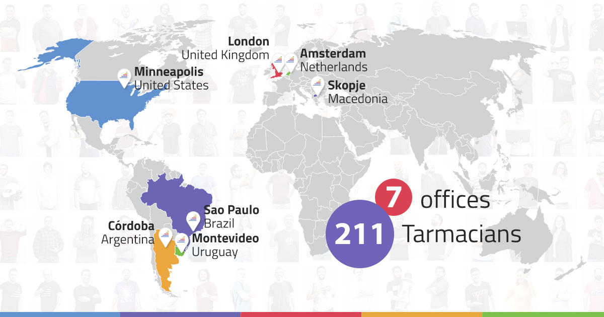Tarmac builds momentum for businesses. By building, scaling and supporting software that works exactly the way it should. Actually…make that better than it should. All of this is possible because of the team we’ve put together.
