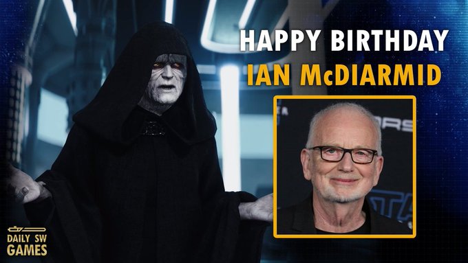 Happy birthday to the Galactic Emperor himself, Ian McDiarmid! 