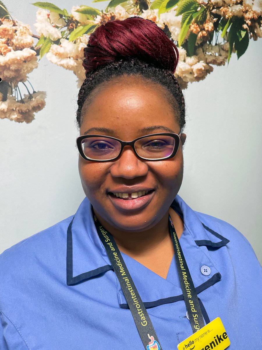 We're showcasing our #StaffBehindTheMask Morenike Olaniji is a staff nurse on Alan Apley ward which cares for gastroenterology patients. “I get a lot of satisfaction from caring for patients who come to us in pain or discomfort and leave with smile on their face.' #TeamGSTT