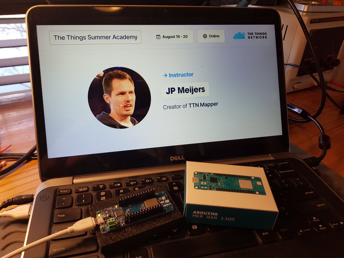 Busy recording a workshop for <a href="/thethingsntwrk/">The Things Network</a> The Things Summer Academy. Tune in next week and see how you can test the range of your #LoRa gateway using the #Arduino MKR WAN 1300 and <a href="/ttnmapper/">TTN Mapper</a>. 

hopin.com/events/the-thi…