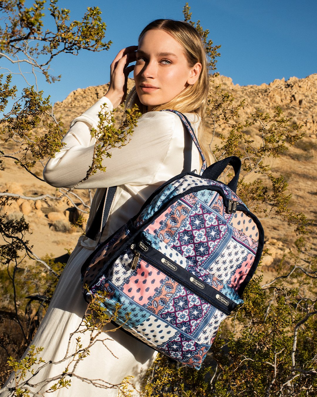 LeSportsac on X: Say hello to our newest print, Azure Bliss! A nod to  vintage textiles and wallpaper, this print showcases our love for colors  and prints from all over the world!