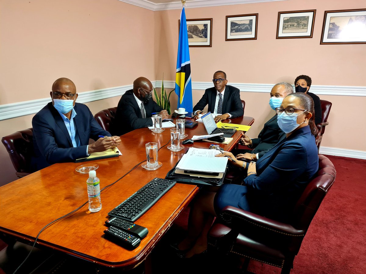 Happening Now 
8th Special Meeting of the OECS Authority 

Headed by Prime Minister, Hon. Philip J. Pierre who is accompanied by Hon. Moses Jn. Baptiste Minister for Health, A.G. Leslie Mondesir, H.E. Elma Gene Isaac &amp; Dr. Sharon Belmar-George 

<a href="/oecscommission/">OECS Commission</a>
#PuttingYouFirst