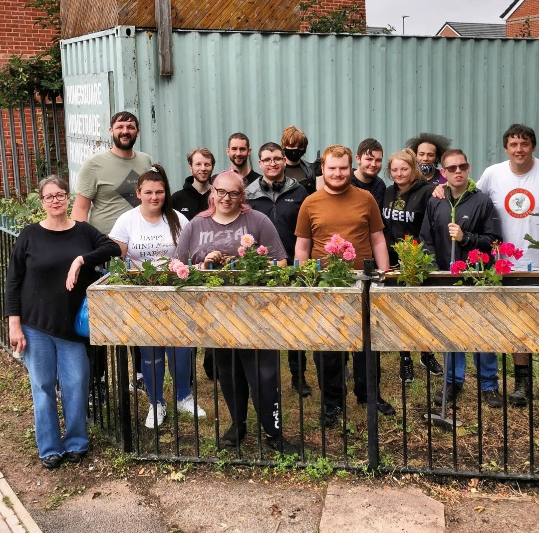 Day one of our Social Action Project complete. 

Everything prepped ready to make pretty tomorrow. The rain kept away until about 2.30, bonus! Well done team!! 

PS. Thanks for feeding us with the greatest pies ever <a href="/homebakedclt/">Homebaked Community Land Trust</a>