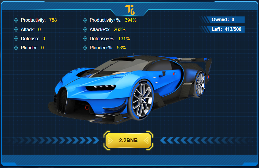 chasehuangyy's tweet photo. @CryptoRacingVIP A Bugatti？🥳 https://t.co/BC2Vf5Id9D