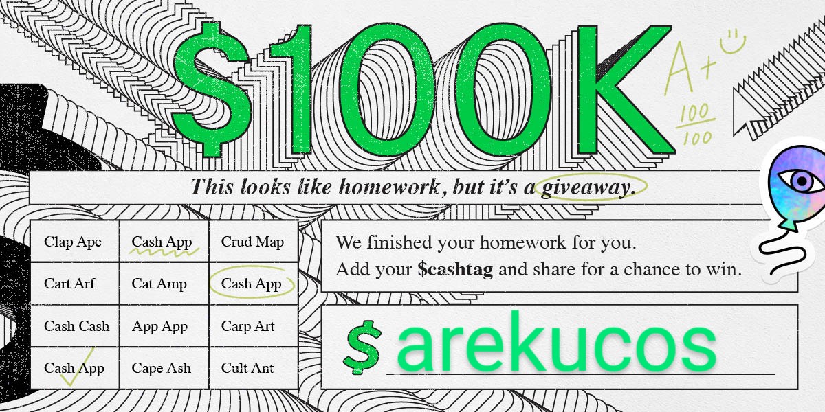 ArekuDom's tweet photo. Checking in for that #CashAppExtraCredit 📚 $arekucos https://t.co/HlS4utkKia
