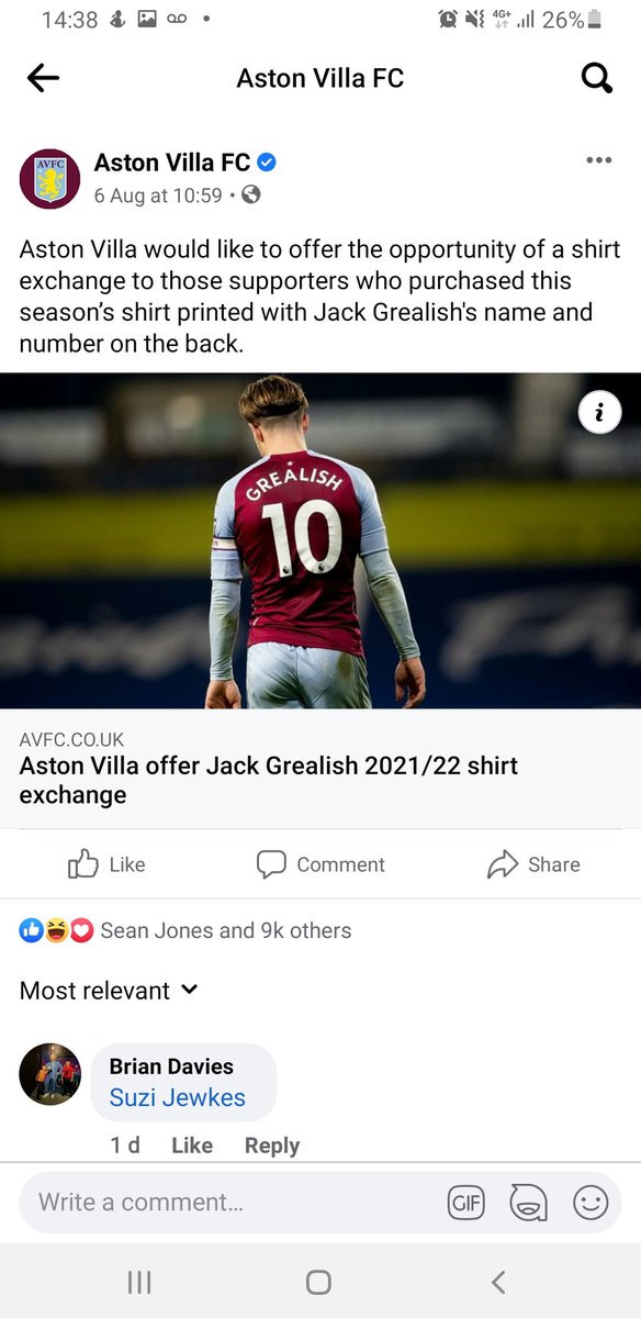 SuziJ1987's tweet photo. @AVFCOfficial Well how about the other players??? Ill advertising tbh i bought my son the new player with 20 on the back. I wasn't to know he would change as I'm not a fan!!! 85 quid down the drain 😡 https://t.co/2n0eHyNYzi