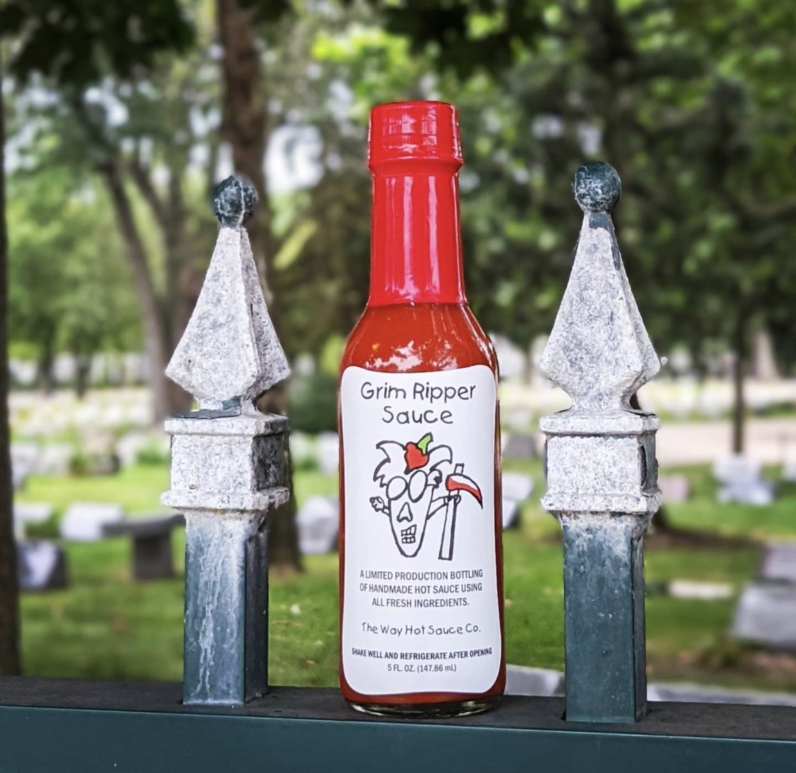WayHotSauce's tweet photo. It wants your soul. Without sacrificing great flavor. https://t.co/fnT3TovxoU
#grimripper⚰️ #getwayhot #wayhot #wayhotsauce🌶️ https://t.co/xKodXORwg0