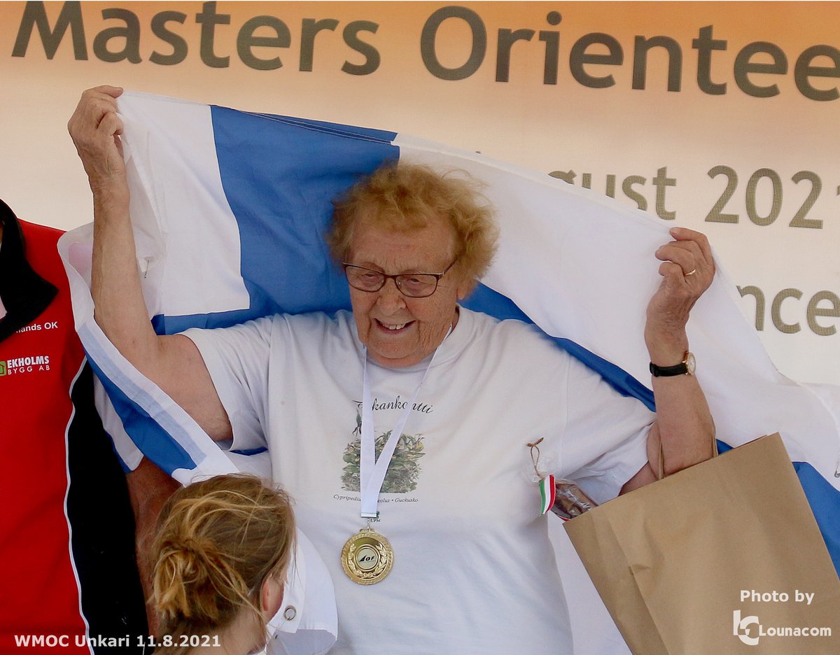 W90 keskimatkan MM-kultaa Sole Nieminen, Jämsän Retki-Veikot. Hyvä Suomi! #wmoc2021 #unkari #suunnistus