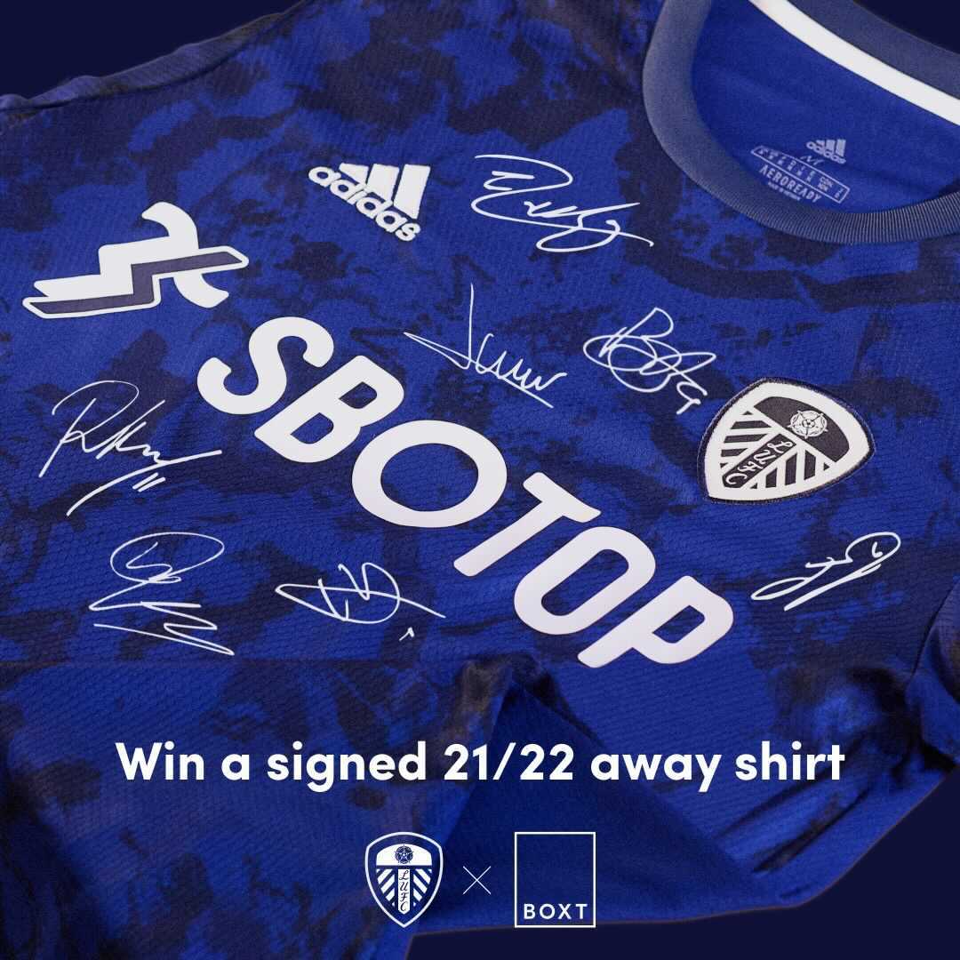 COMPETITION 🚨 

In celebration of our partnership with <a href="/LUFC/">Leeds United</a> &amp; their first away game of the season this weekend. We’re giving away a signed Leeds United away shirt! 👕

To enter
✅ Follow <a href="/weareboxt/">BOXT</a> &amp; <a href="/LUFC/">Leeds United</a>
💬 Tag a mate in replies
🔄 RT this tweet!

Comp ends 18/08/21 #ALAW