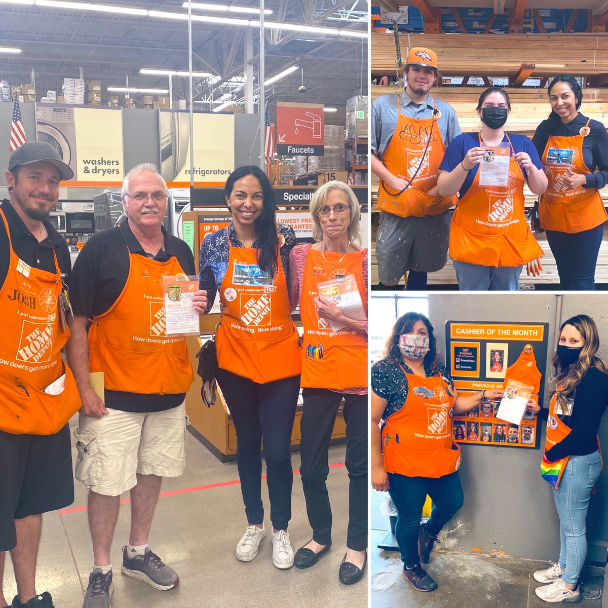 👏🏽Recognition over the past few weeks: COS appreciation, thank you for all you do Frank &amp; Sue‼️ Cashier of the Month, awesome job Jaya✨ 1st Homer for one of our D21 superstars, great work Chay💪🏽 #HomerBadges #TrendingOrange #1507Proud #D210Proud #PMD