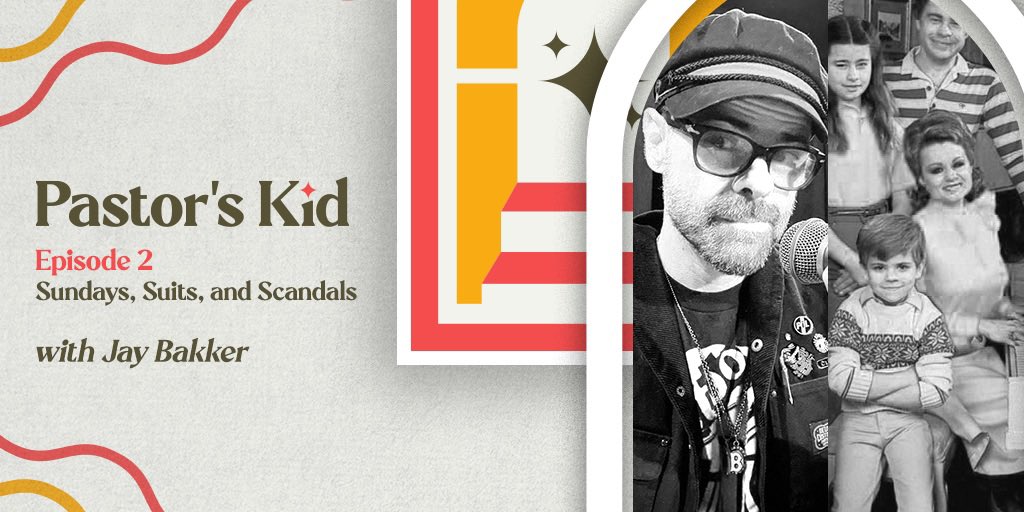 PastorsKidPod's tweet photo. The second episode of #PastorsKid is here!

Join our host, @cbfplr, as she interviews the one and only @jaybakker about growing up in the public eye, becoming who you are, and the punk rock nature of grace and forgiveness. https://t.co/SYTVOjuxvl