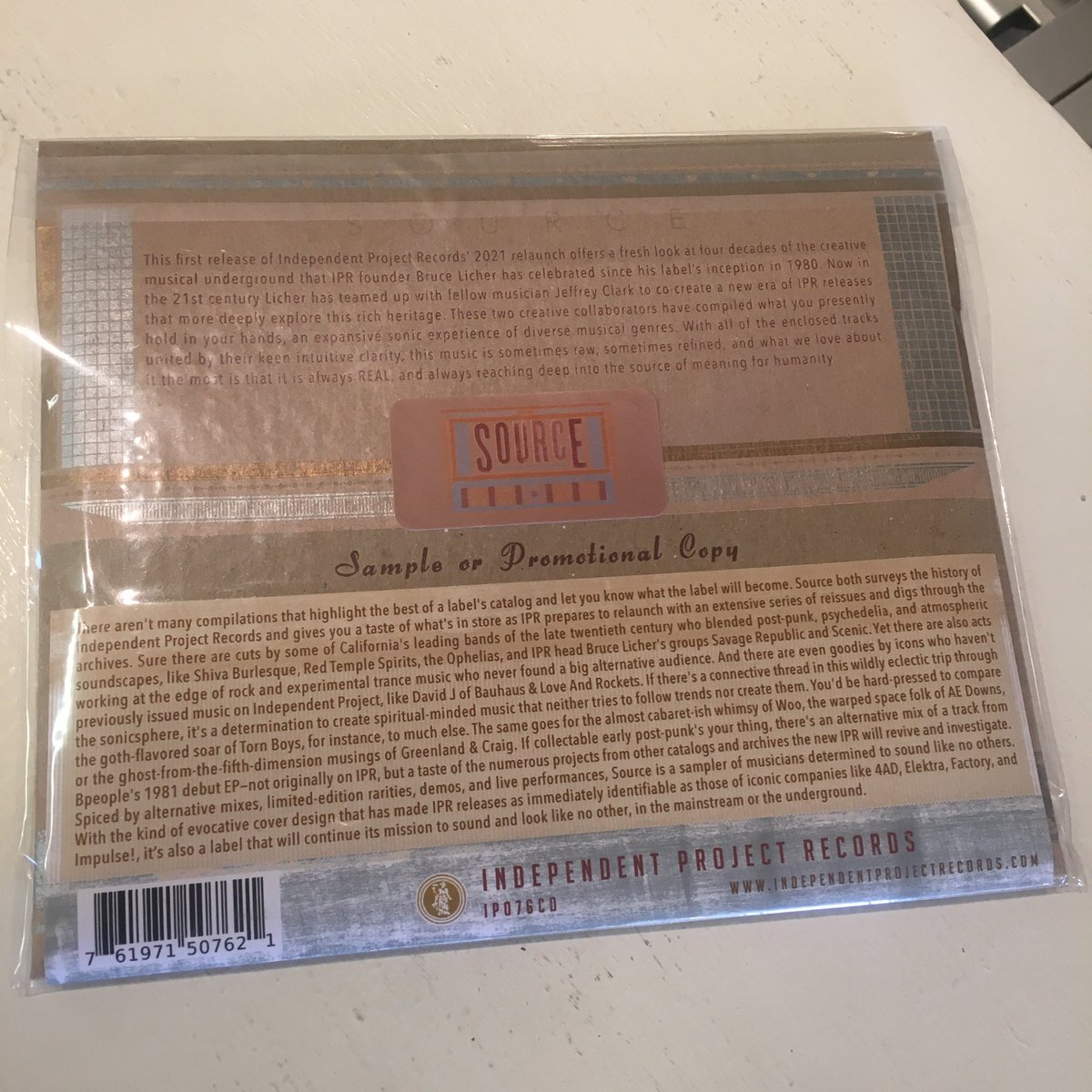 Press folk….<a href="/IndependentIPR/">Independent Project Records</a> first release of 2021 “Source” is out August 20. Anyone working for a digital or physical copy, DM me or josh@itsalIvemedia.com with your name &amp; outlet please! Same Bruce Licher hand-letter press packaging #IPR #independentprojectrecords