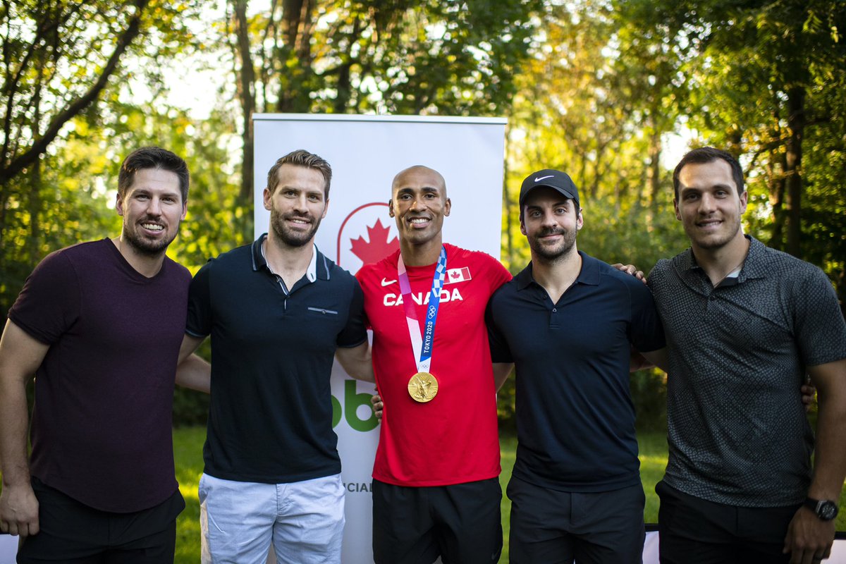 Dylan DeMelo (@ddems2) on Twitter photo Great time hanging with <a href="/jfischersports/">FISCHER & ASSOCIATES</a> <a href="/Logancouture/">Logan Couture</a> <a href="/BoHorvat/">Bo Horvat</a> celebrating the best athlete in the world <a href="/DamianWarner/">Damian Warner</a>. Congrats again Damian on your Gold Medal and making London proud! Great time hanging with <a href="/jfischersports/">FISCHER & ASSOCIATES</a> <a href="/Logancouture/">Logan Couture</a> <a href="/BoHorvat/">Bo Horvat</a> celebrating the best athlete in the world <a href="/DamianWarner/">Damian Warner</a>. Congrats again Damian on your Gold Medal and making London proud!