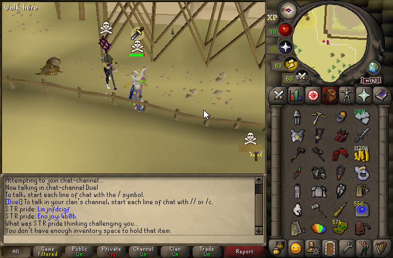 oletkokoira's tweet image. Biggest legitimate pk in RuneScape courtesy of #Dule #Frontline