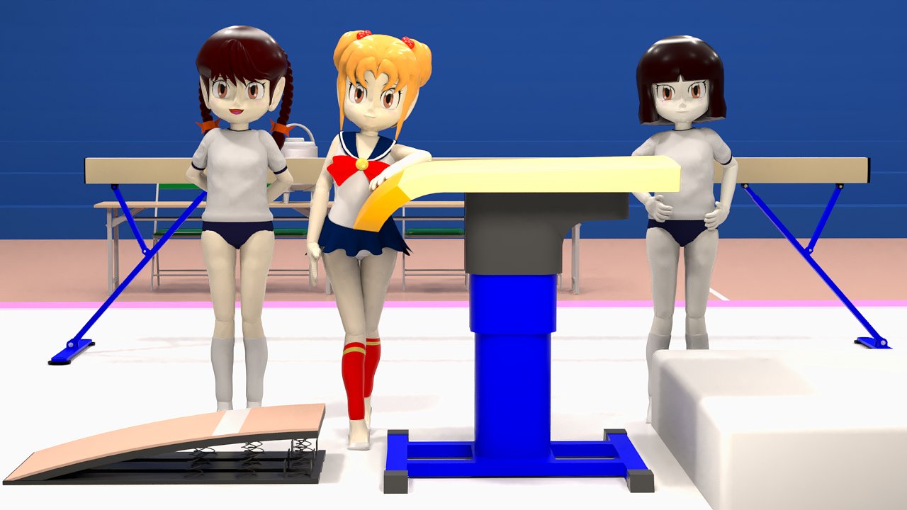 こむ 東京オリンピックは終わってしまいましたが セノー株式会社製の競技用平均台と跳馬 跳躍板の ３dモデルデータを 3d Warehouseにアップしました Dlはこちら T Co Hxxg6jcf27 3dcg Sketchup イラスト 平均台 跳馬 セノー T
