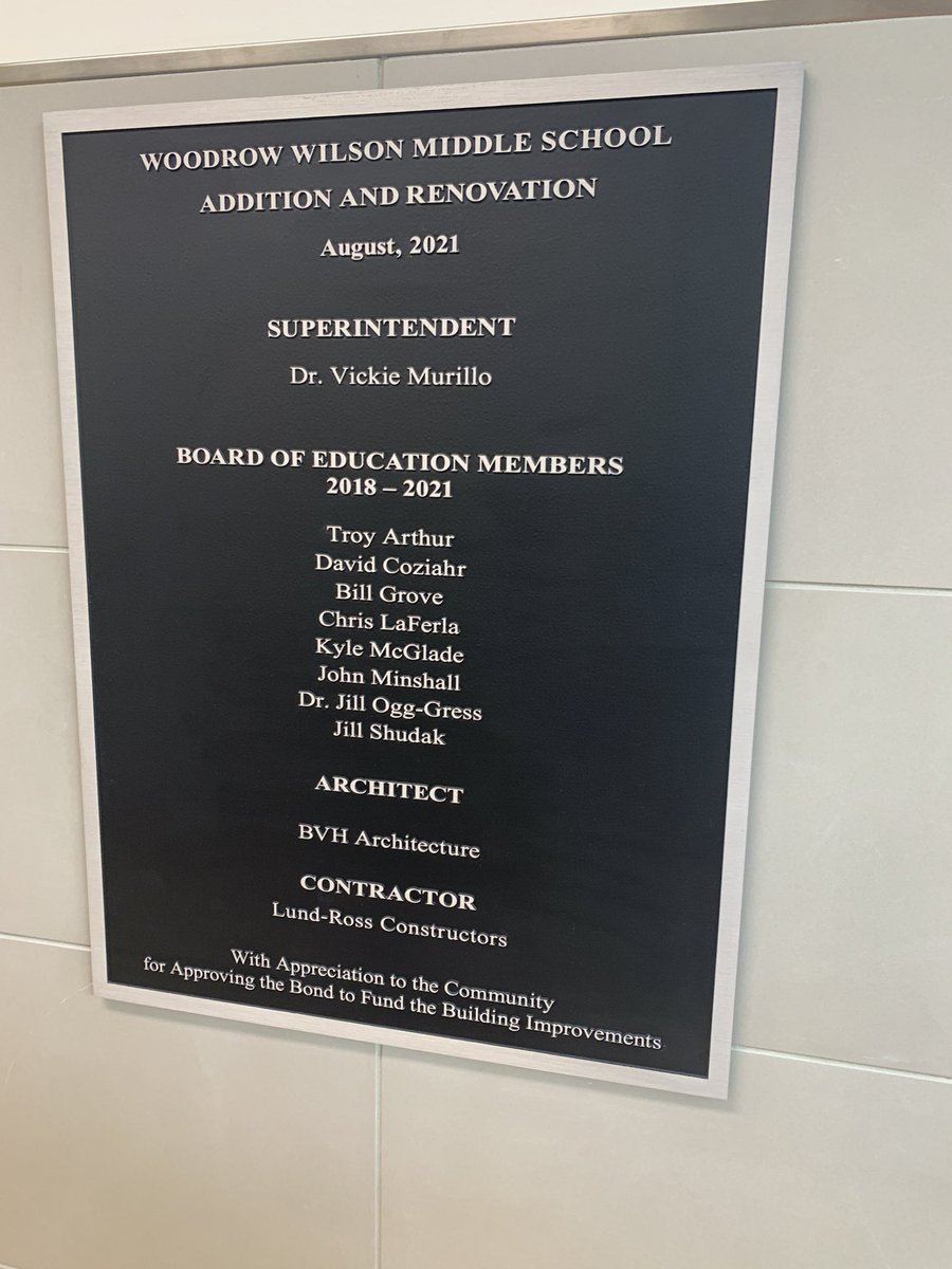 School Board members get a sneak peak at the newly remodeled Wilson Middle School. Looking forward to welcoming our students back!  <a href="/CBCommSchools/">CouncilBluffsSchools</a> #CBProud #TogetherWeCan #TheCountDownIsOn