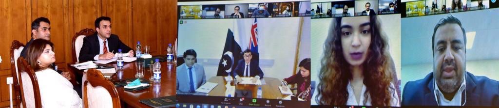 SciDipPak's tweet image. Virtual Science Summit was held today in collaboration with @PakinAustralia where diverse S&amp;amp;T stakeholders from 🇵🇰 and #diaspora representatives in 🇦🇺 participated. As an outcome of the Summit, sector specific dialogues will be initiated to promote scientific collaborations.