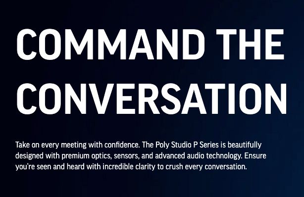 EvanKirstel's tweet photo. Take on every meeting with confidence. The @PolyCompany #StudioP Series is beautifully designed with premium optics, sensors, and advanced #audio technology. Ensure you’re seen and heard with incredible clarity to crush every conversation.
https://t.co/SAuui0wyFy
#ucaas #cpaas https://t.co/Rlb2Q5Eqv5