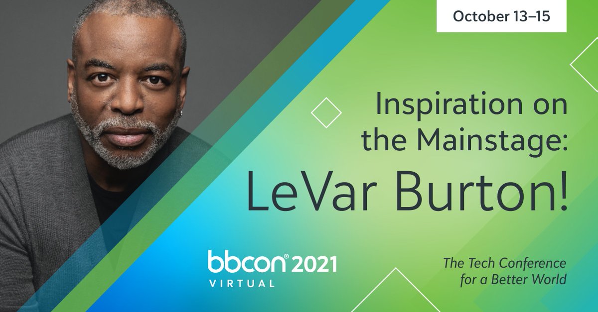 mec7375's tweet photo. LeVar Burton is coming to the #bbcon mainstage!  Don’t miss the conversation! ➡️ Register now for free https://t.co/VDDDFaSphh https://t.co/ReErd7VaWx