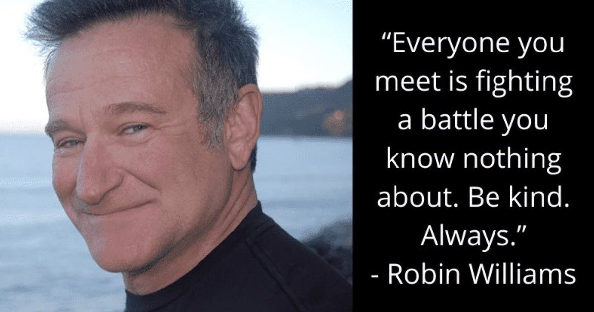 RealDDP's tweet photo. Whenever you're able to, be a light of Positivity around everyone you can. Every little bit helps. 💥 #RobinWilliams 💎 https://t.co/8M0QOQwmzM