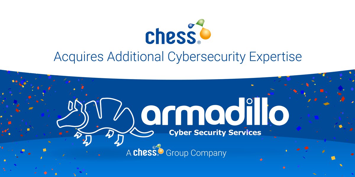 commonexploits's tweet image. Leading technology provider Chess announce the acquisition of the highly accredited penetration test provider Armadillo.

chessict.co.uk/resources/blog…