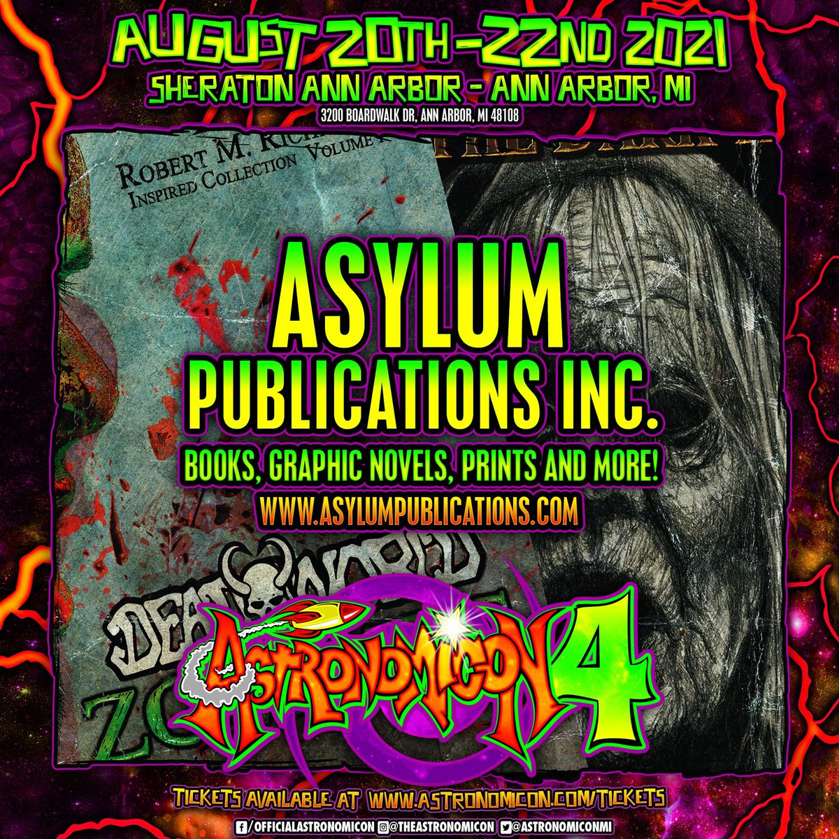 AsylumPub's tweet photo. We can't wait to see you next weekend, Ann Arbor, Michigan! https://t.co/wDxEpdFvyt
