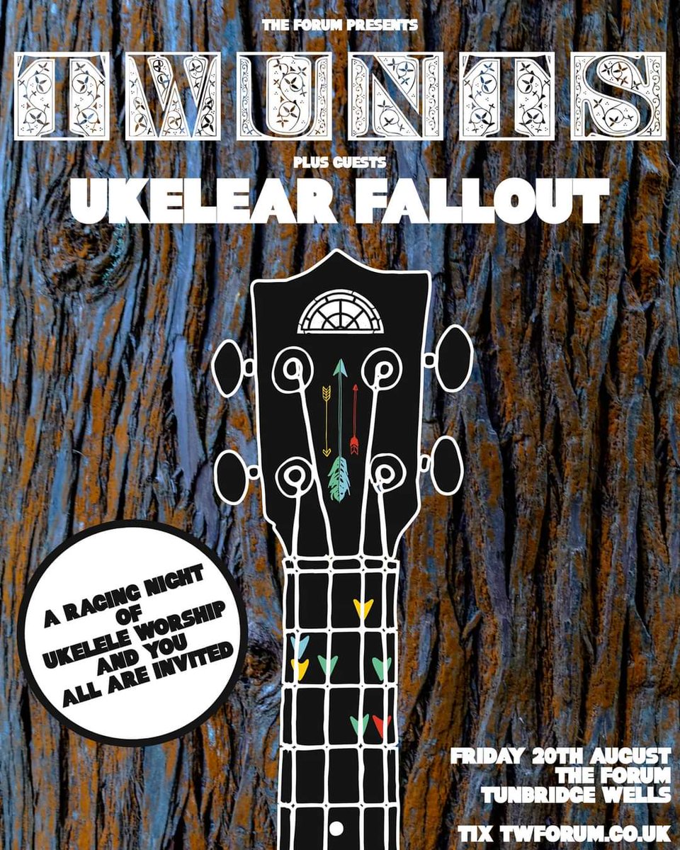 Join me and my Ukulele friends for a great night out, get your tickets now