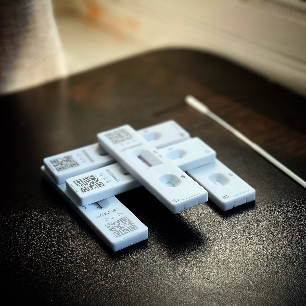 Keep old lateral flow test strips and by Christmas - hey presto! - you’ll have a commemorative Covid Jenga set to give to that special someone.

Keep some of the swabs, and double up with Covid Ker-plunk.