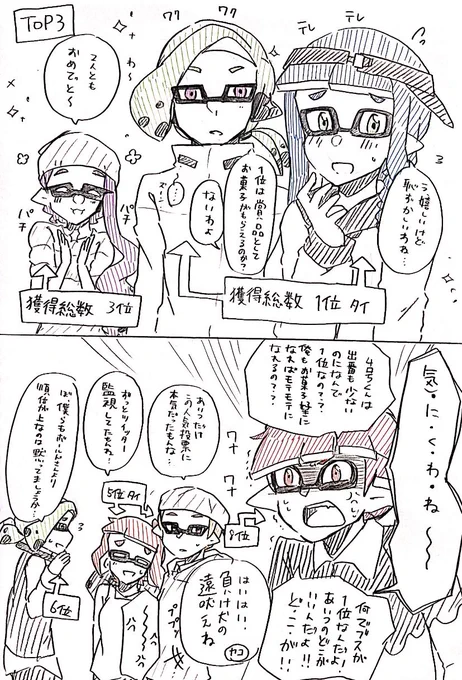 うちのイカちゃん人気投票への参加、ありがとうございました!たくさん投票いただけて嬉しかったです✨✨
トップ3はこのイカだ! 