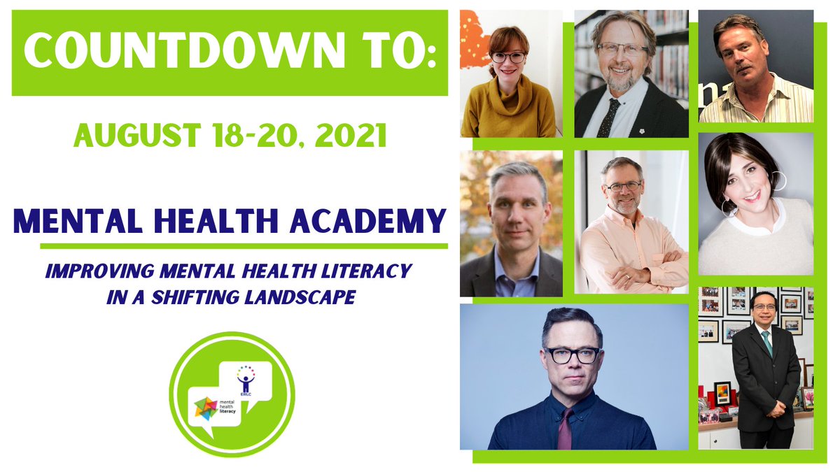 mh_literacy's tweet photo. Mental Health Academy 2021 is only 1 week away! Our line-up of dynamic keynote speakers are sure to engage &amp; inspire. Don’t miss out! https://t.co/Iu0s5EgiV6  #mentalhealth #GetLiterate #edchat #health #MHA2021 https://t.co/k2hc9rDsJK