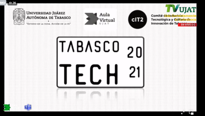 golsystems's tweet photo. Hoy dio inicio #TabascoTECH 2021 [En línea]
Muchas Gracias por participar en el evento Tabasco TECH 2021. Las conferencias serán transmitidas en https://t.co/10TNDcBxKq.
*las personas que lograron registrarse podrán participar en las salas del #MicrosoftTeams enviadas a su correo https://t.co/7pbkVZCWio
