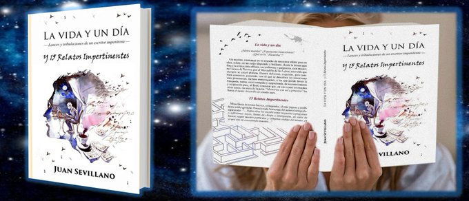 LA VIDA Y UN DÍA #Literatura depurada, brillante, sobre las andanzas y peripecias de un #escritor impenitente por el 'Mercadillo de las #Letras', un asteroide que siempre se creyó Planeta. #Humor #Sátira pge.me/LA_VIDA_PAPEL pge.me/LA_VIDA_KINDLE