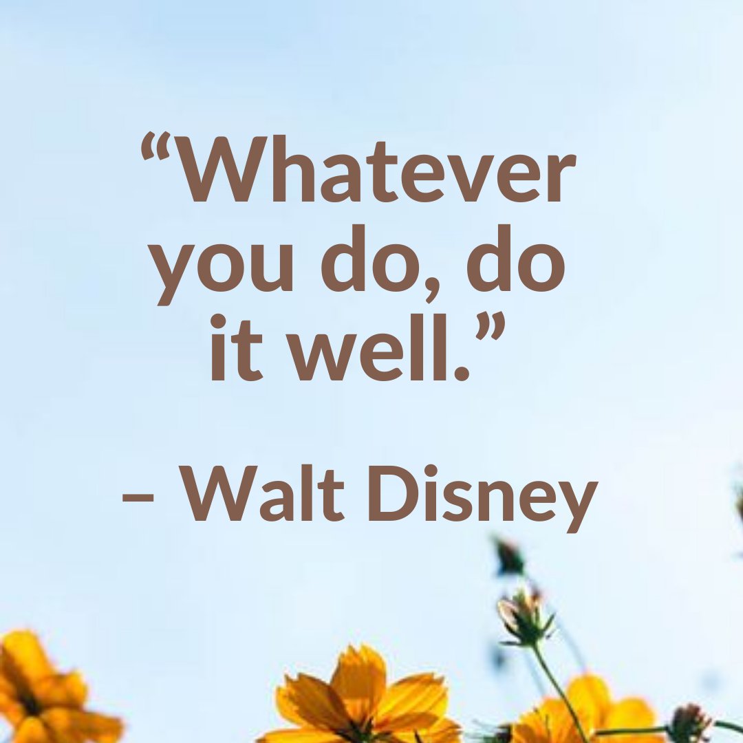 htmlpros's tweet image. Wednesday!
“Whatever you do, do it well.” – Walt Disney
🔗 htmlpro.net
#Wednesdayquote #WednesdayTip #htmlpro #ecommercebusiness #digitalmarketingagency #socialmediamarketingtips