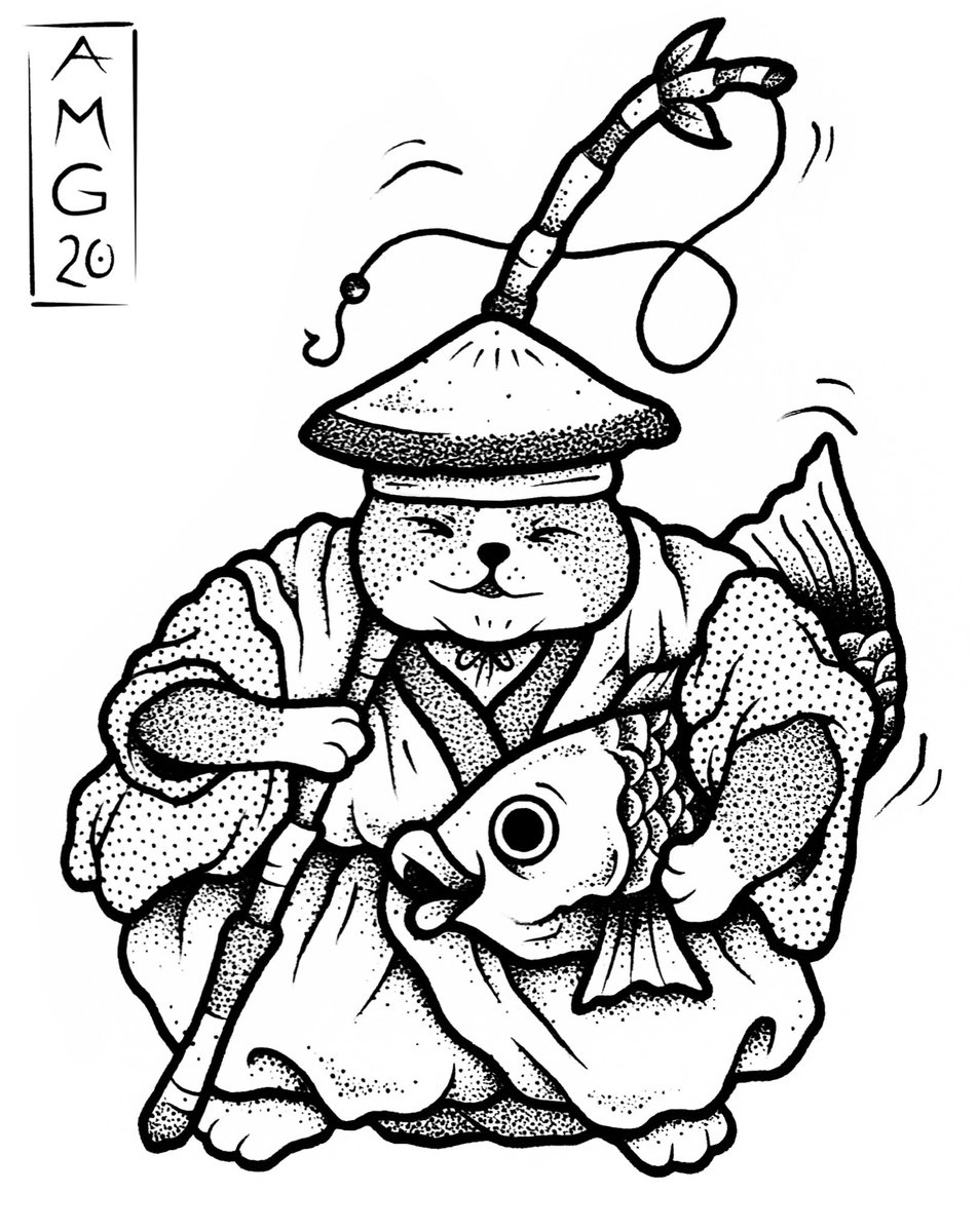 adrianmgibson's tweet image. Another Kuniyoshi-inspired cat tattoo design, drawn last year during quarantine.
#quitoarte #dotworkart #blackwork #illustration #artistsontwitter #art #dotwork #dotworknow #dotworkers #cat #cattattoo #kittytattoo #kuniyoshi #addflash_ #flashworkers #tattooflash