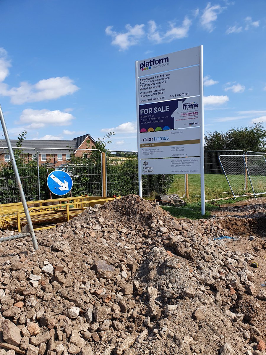 PlatformNicola's tweet photo. Sunny site visit today to East Leake, Loughborough. Our exciting new development in partnership with @MillerHomesUK Further details coming soon @PlatformNewHome @PlatformHousing https://t.co/mjfR4BqRRj