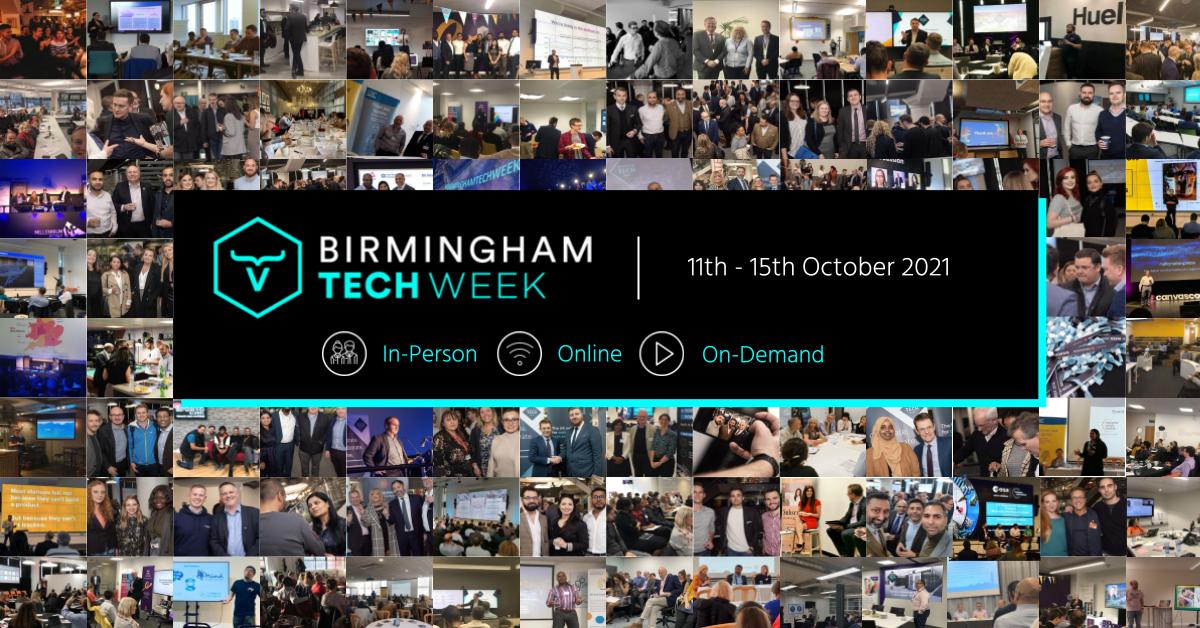 BirminghamTech's tweet image. 💥 ANNOUNCING BIRMINGHAM TECH WEEK 2021 💥

The UK’s largest regional #tech festival returns this October for a week of in-person, online and on-demand events  🎉 CELEBRATE 🤝 COLLABORATE 💡 INSPIRE

Take a look at what we have planned 👇

birmingham.tech/tech-week-2021/

#BTW21 #Digital