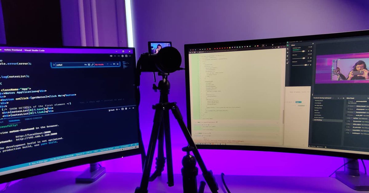 codewith_ahsan's tweet image. All set for the next #mern stack stream.
#codewithahsan
twitch.tv/codewithahsan
#javascript #100DaysOfCode #react #NodeJS #mernstack #Training
