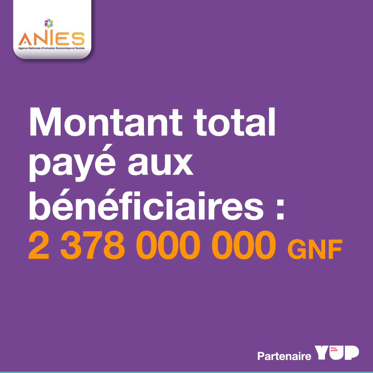 Dans les districts de Matoto et Matam, 100% des bénéficiaires validés ont reçu leurs transferts monétaires.
#ANIES #BonneNouvelle #Gouv224 #RepubliqueDeGuinée #TMUGuinee #Covid19 #Famille