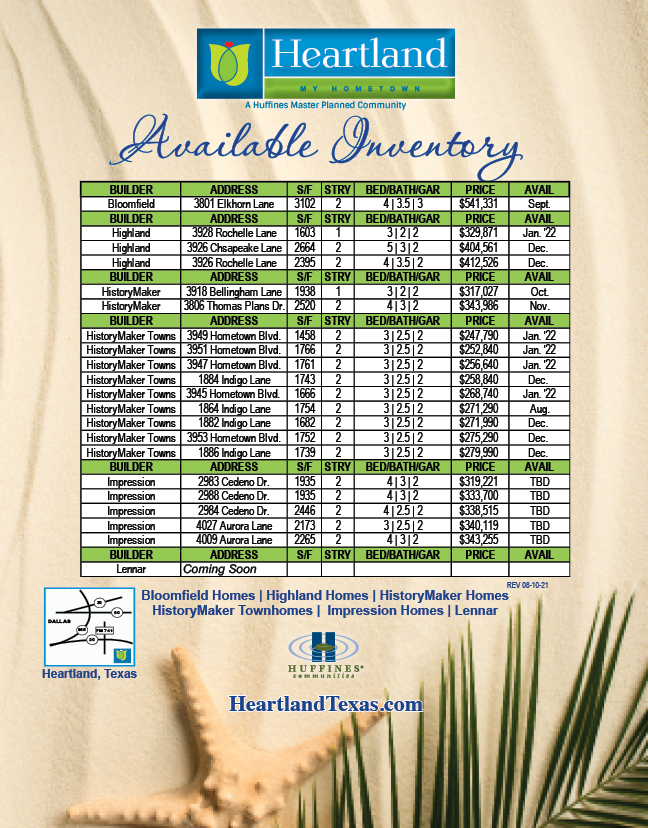 HeartlandTexas's tweet photo. New Specs available in Heartland! Share this with your friends that may be interested in finding that new forever home! 

https://t.co/vEASNol5AP https://t.co/FfSPCni3p6