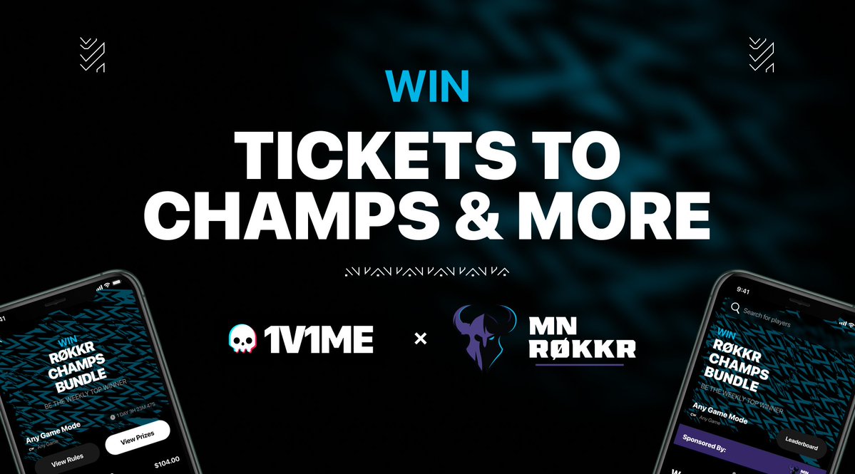 We teamed up w/ <a href="/ROKKR/">G2CDL</a> to give prizes to the best players on 1v1Me!

How to win:
1⃣ Download 1v1Me: 1v1.me/rokkr
🏆 Win the most matches between 8/11 - 8/18

PRIZES:
1st: <a href="/ROKKR/">G2CDL</a> Scuf 🎮 + 2 tickets to CDL Champs
2nd: 1 ticket to CDL Champs
3rd-5th: <a href="/ROKKR/">G2CDL</a> Skin Pack