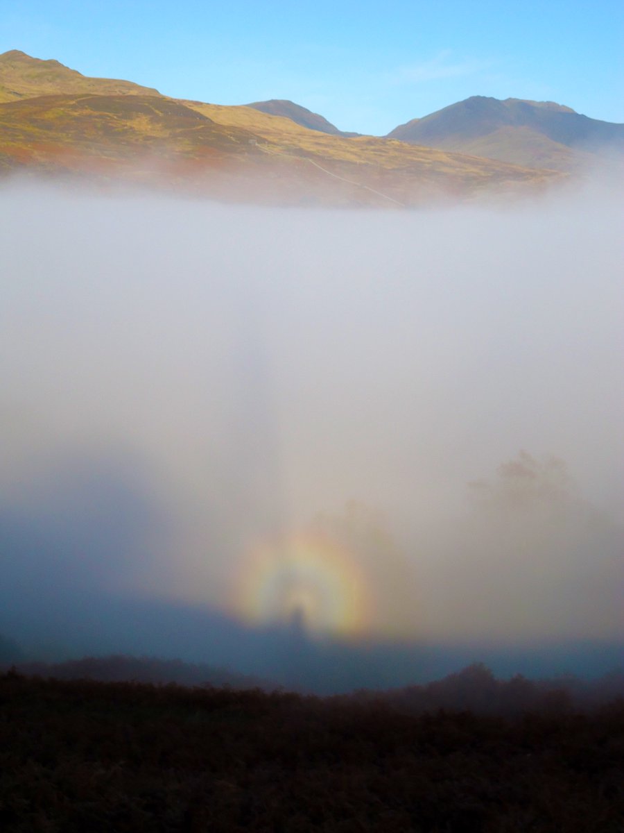 Enlightenment Rocks with <a href="/sorourke15/">Stephanie O'Rourke sorourke25.bsky.social</a> @EileenTisdall now available youtube.com/watch?v=pEzzCv… Opening shot is a Brocken Spectre I witnessed outside Killin near Ben Lawes during a cloud inversion. Figure at centre of rainbow is my shadow projected onto a cloud bank