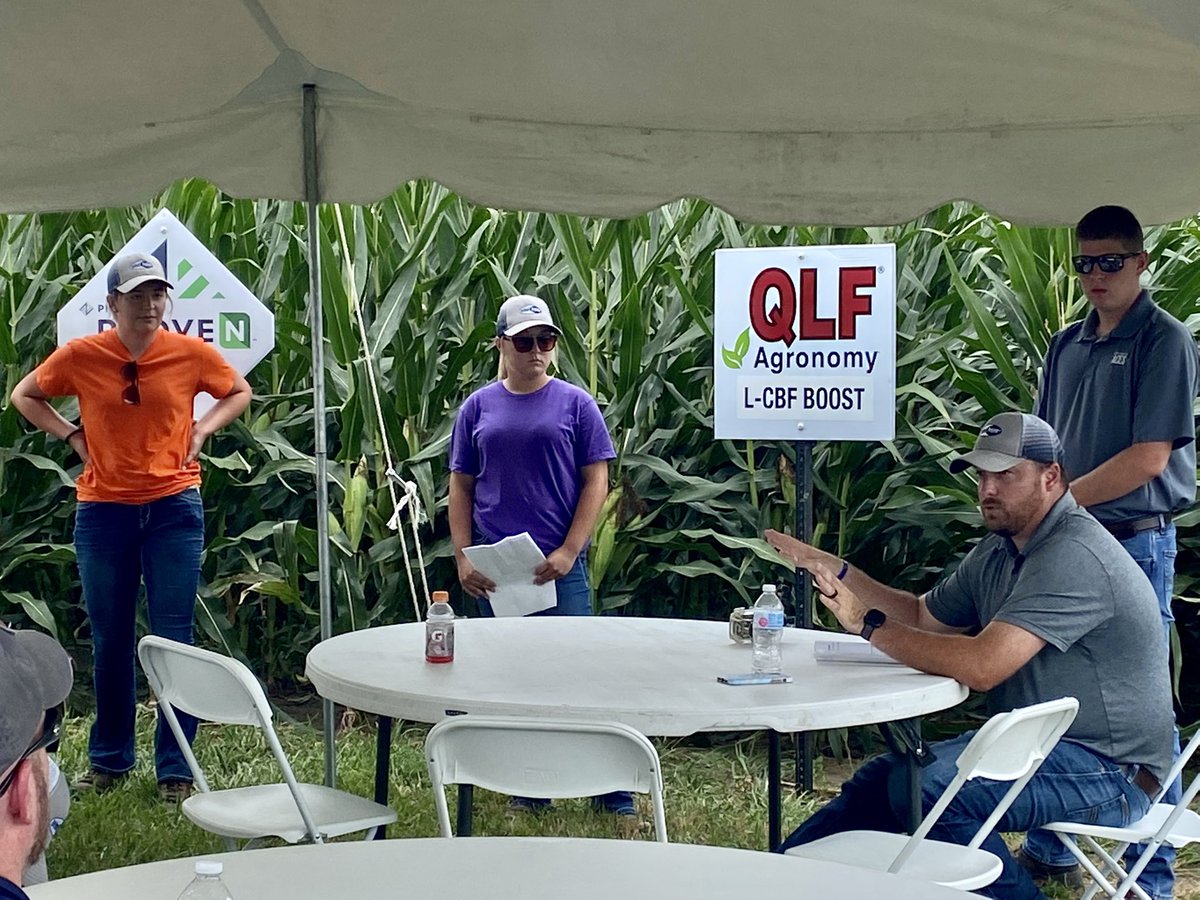 This year’s interns killed it!! Their presentation about the high yield trials they worked on this season has been top notch. #futureofag #agindustry
