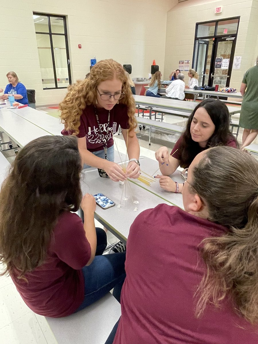 The teachers are enjoying some team building activities on their first day back and learning about the importance of working as a team. <a href="/Jarrell_ISD/">Jarrell ISD</a>