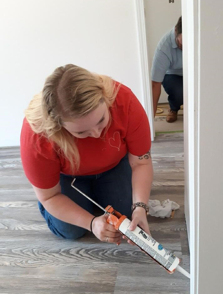TS Banking Group employees helped volunteer at a house on Jewel Street in Council Bluffs with Habitat for Humanity. The new owners will be able to move in a few weeks! 🏡 We love serving our local community!