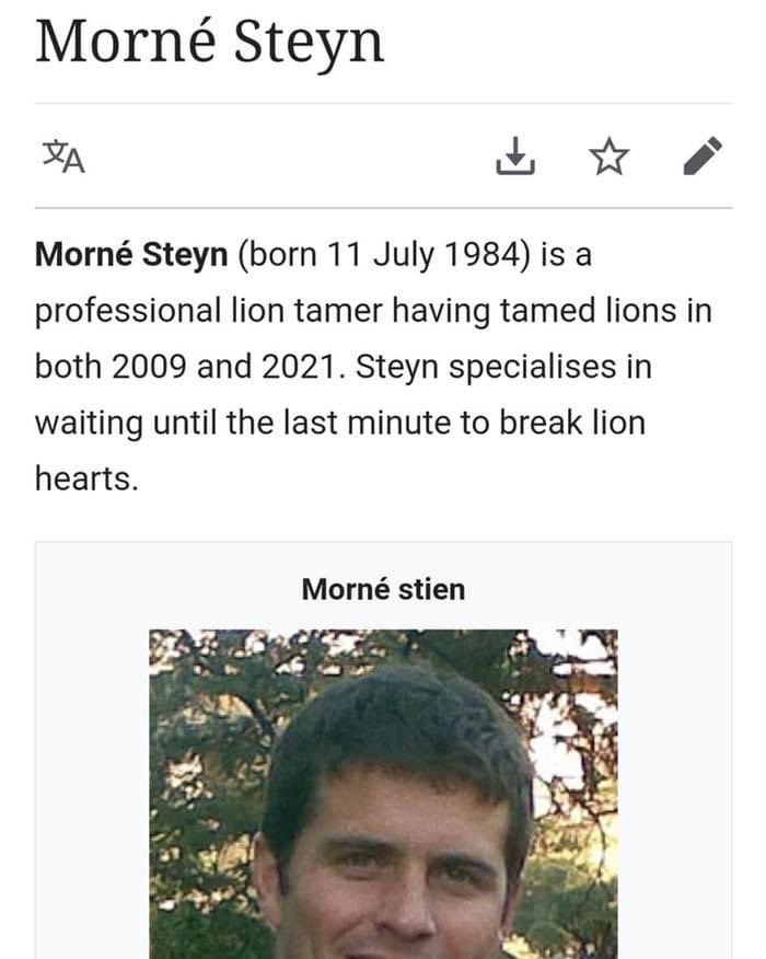 🥰 <a href="/mornesteyn/">Morne Steyn</a>